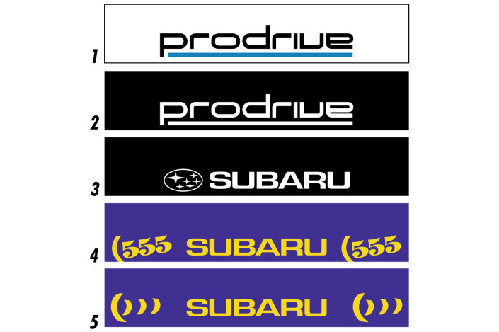 Bandeau de pare-brise - Bande Pare soleil SUBARU