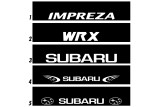 Bandeau de pare-brise - Bande Pare soleil SUBARU
