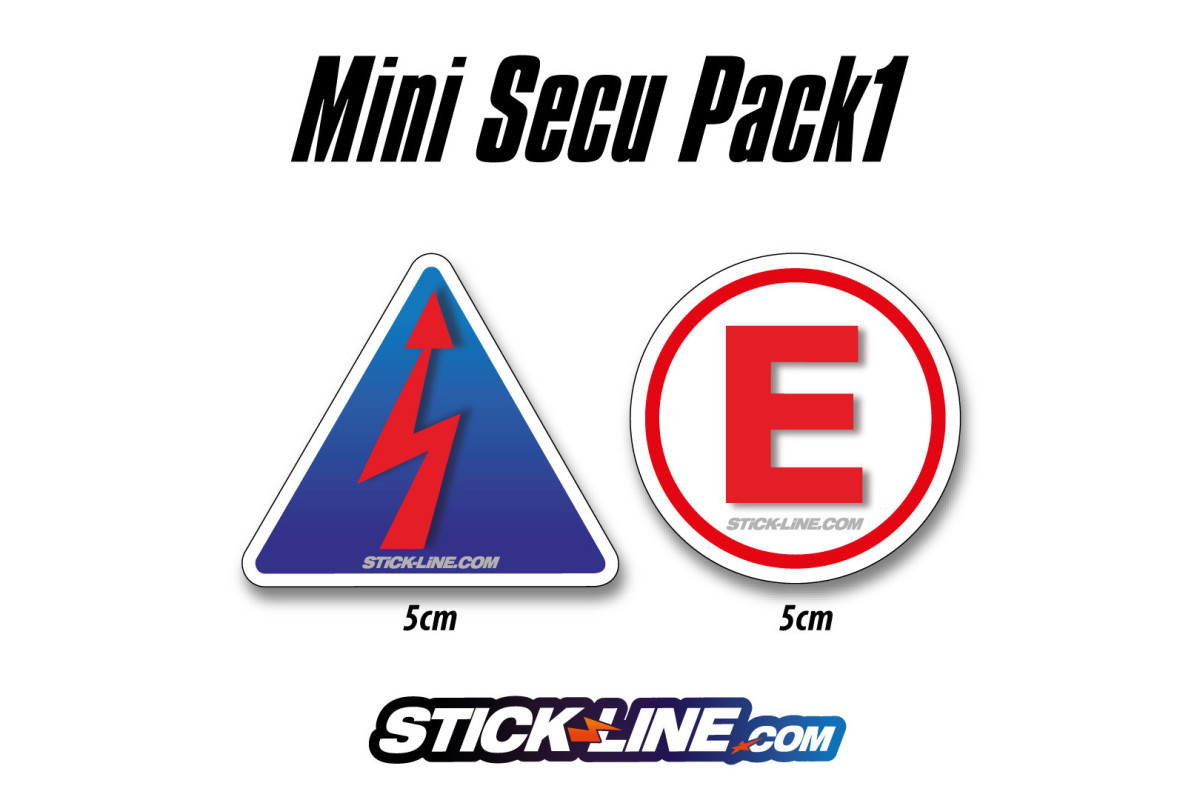 Pack stickers mini sécu  coupe-circuit - extincteur 01