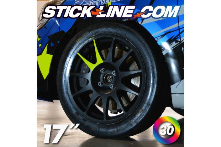 4 Stickers jante SPEELINE Corse type 2120 17"