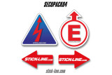 Pack Stickers Obligatoires FFSA 04 – Pack Sécurité Stick Line