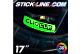 Stickers jante Speedline Clio 3 Cup  RS Renault Sport 17"