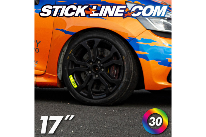 Stickers jante Speedline Clio 4 Cup  RS Renault Sport 17"