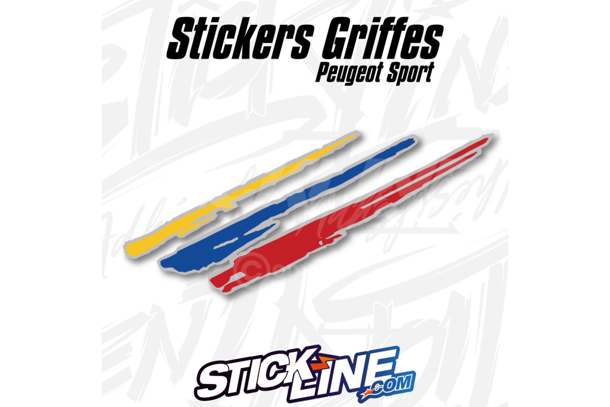 Stickers Griffes Peugeot Sport – 106 Rallye | Stick Line