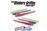 Pack 2 Stickers Griffes Peugeot Sport – 106 Rallye | Stick Line