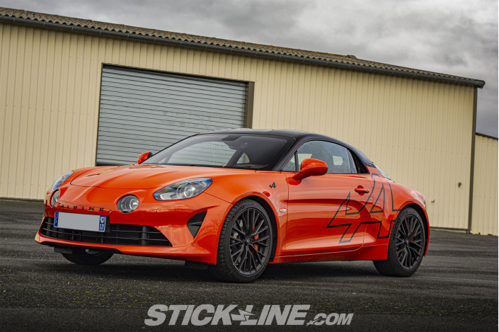 Stickers Alpine A110 – Pack 2 Stickers Latéraux Racing | Stickline