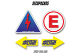 Pack Stickers Obligatoires FFSA 05 Jaune – Pack Sécurité Stick Line