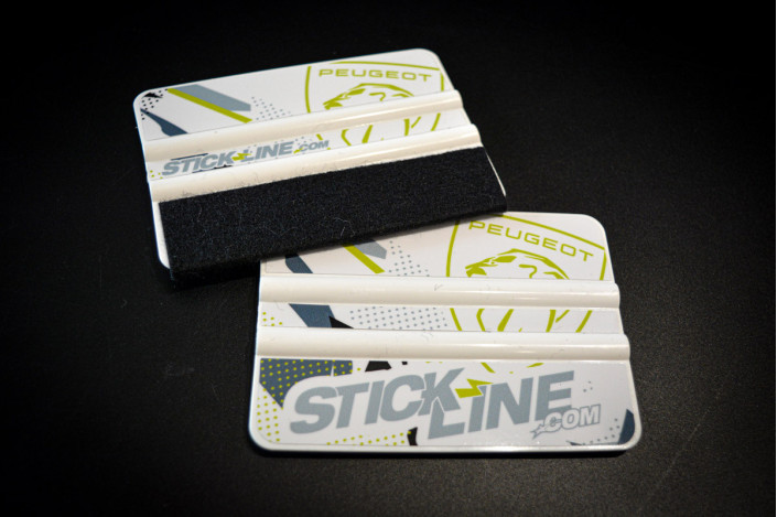 Raclette de pose pro Stick Line – Gris / Vert | Stickers & déco