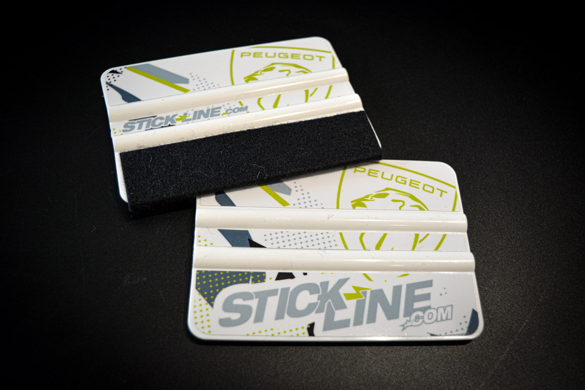 Raclette de pose pro Stick Line – Gris / Vert | Stickers & déco