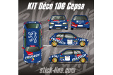 Kit Déco Rallye Peugeot 106 CEPSA  | Stickline