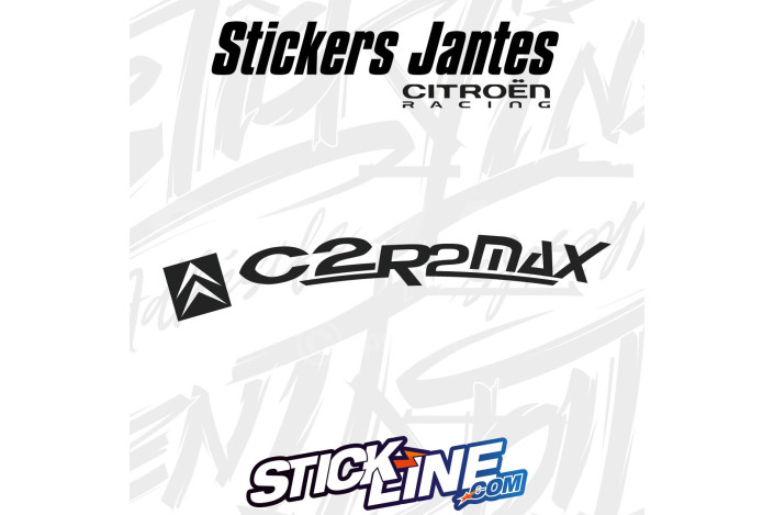 Stickers Jantes C2 R2 Max Orange | Stick Line