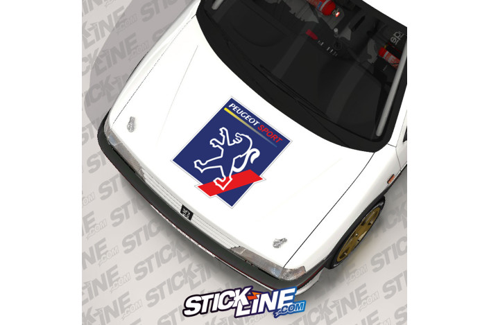 Stickers Peugeot Sport 1990 – Toit ou Capot | Stickline Adhésifs