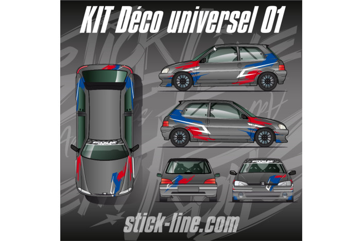 Kit déco Universel Rallye Circuit