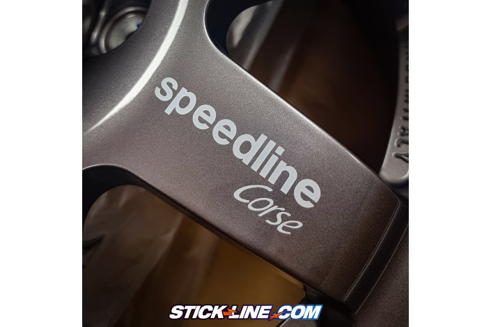 Stickers Jantes Speedline Corse Bâton 2 Lignes | STICKLINE