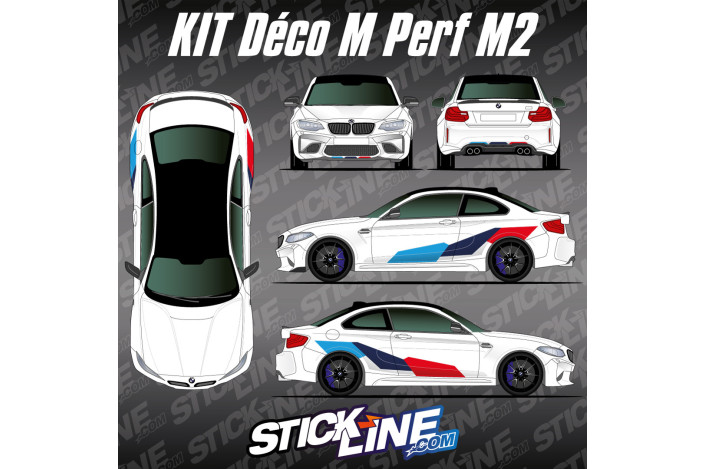 Kit déco N°3 déco M2 Performances BMW | Stickline