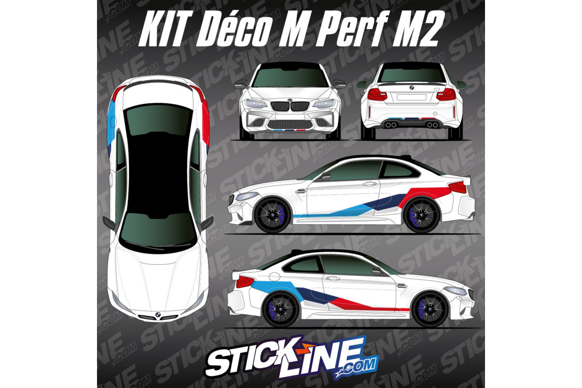 Kit Déco BMW M2 Style M Performance | Stickline Adhésifs