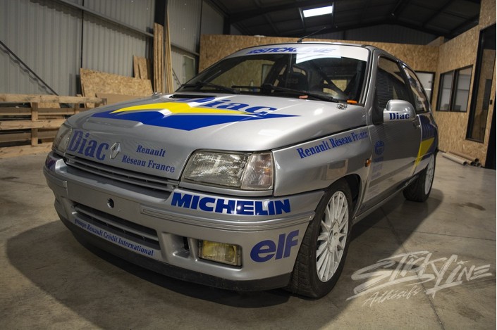 Kit déco Renault Clio 1 DIAC – Rallye Groupe N | Stick Line