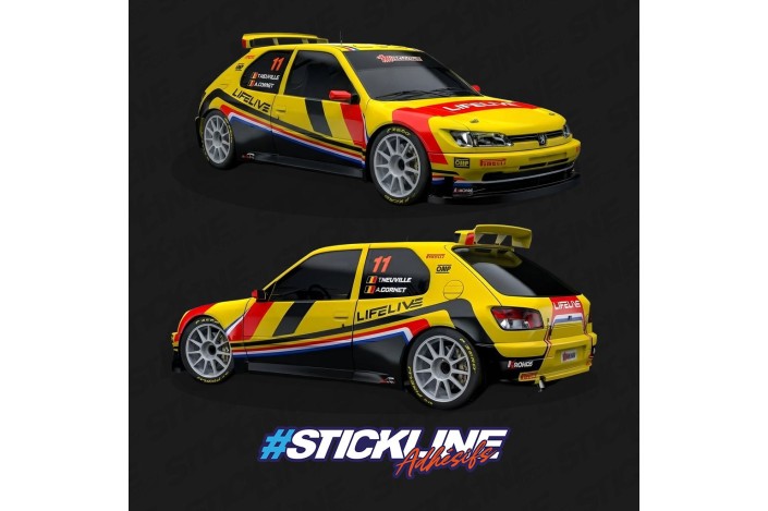 Kit Déco Peugeot 306 Kit Car Style Neuville | Stickline