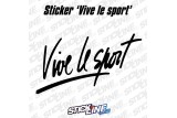 Sticker Vive le Sport | Stickline