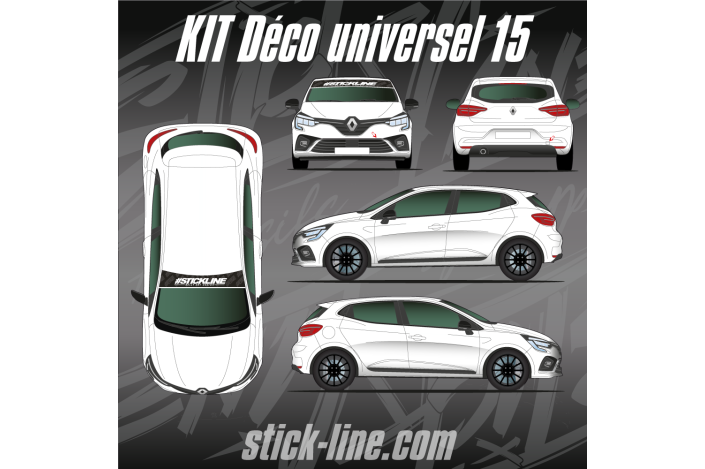 Kit déco Universel 15 Rallye – Personnalisation véhicule | Stick Line