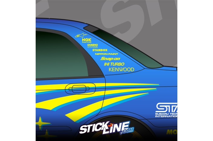 Kit déco Replica Subaru WRC Solberg | Stickers Subaru Impreza Rallye
