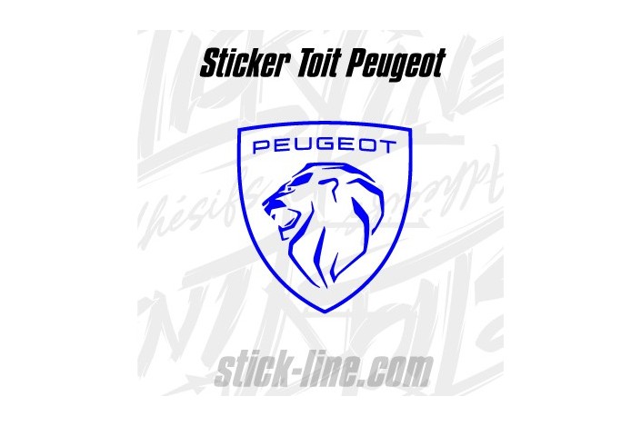 Sticker Toit Peugeot Sport 67x74cm – Stickline Adhésifs