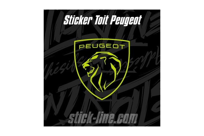 Sticker Toit Peugeot Sport 67x74cm – Stickline Adhésifs