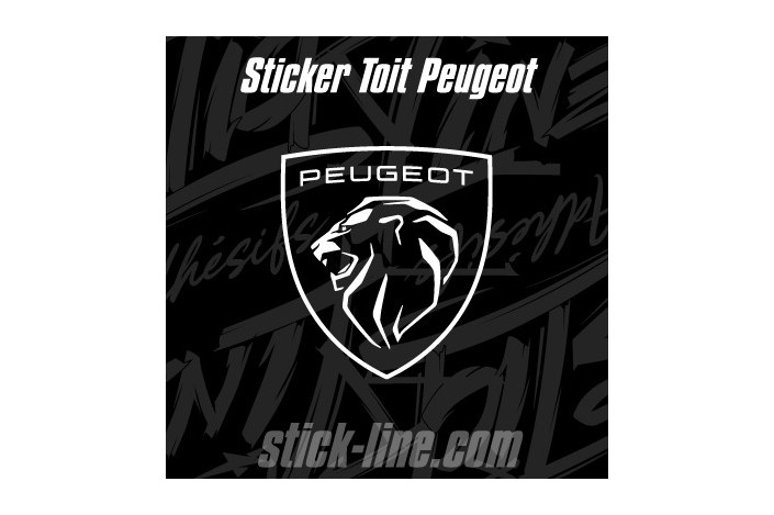Sticker Toit Peugeot Sport 67x74cm – Stickline Adhésifs