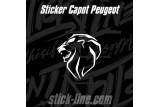 Stickers Toit Peugeot Sport 52x57cm – Stickline Adhésifs