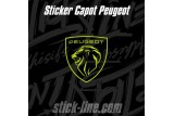 Stickers Toit Peugeot Sport 52x57cm Noir – Stickline Adhésifs