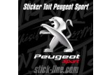 Stickers Toit Peugeot Sport 88x90cm – Stickline Adhésifs