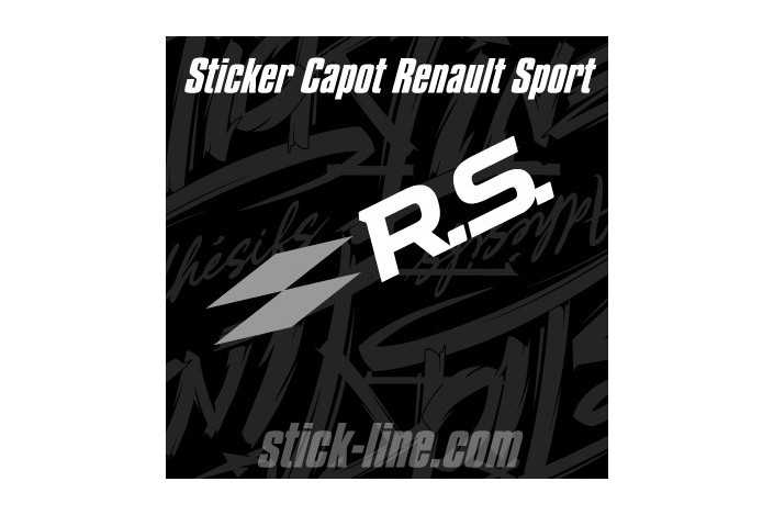 Sticker Capot Peugeot Sport 15x80 cm | Stickline Adhésifs