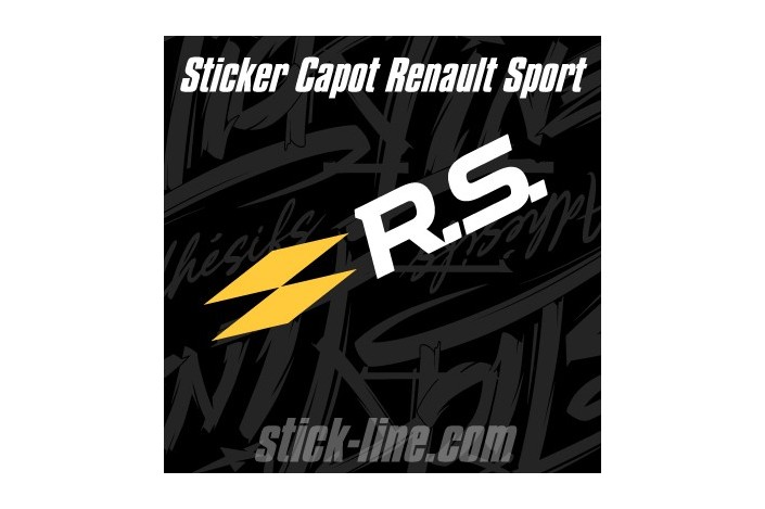 Sticker Capot Peugeot Sport 15x80 cm | Stickline Adhésifs