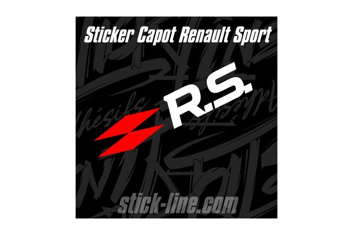 Sticker Capot Peugeot Sport 15x80 cm | Stickline Adhésifs