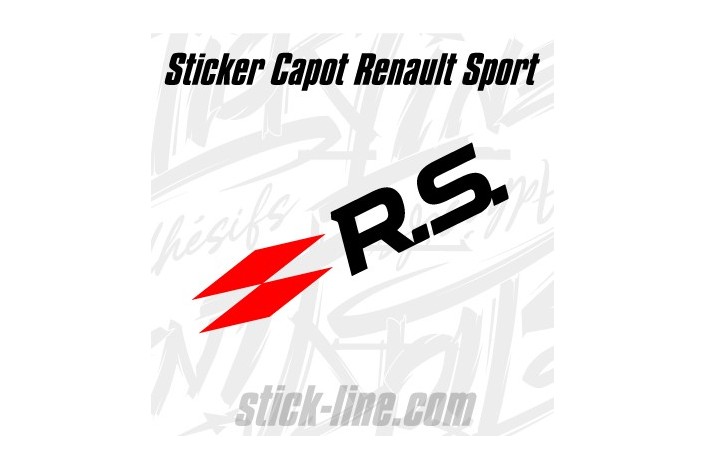 Sticker Capot Peugeot Sport 15x80 cm | Stickline Adhésifs
