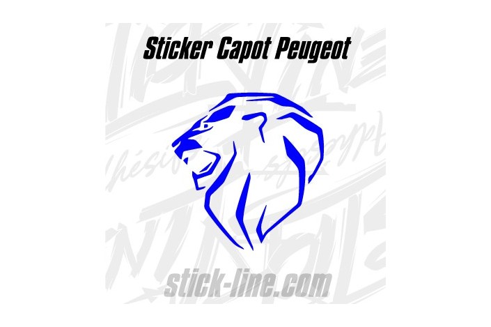 Sticker Toit Peugeot Sport 52x57cm – Stickline Adhésifs