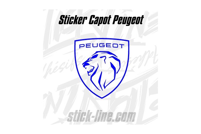 Sticker Toit Peugeot Sport 52x57cm Noir – Stickline Adhésifs