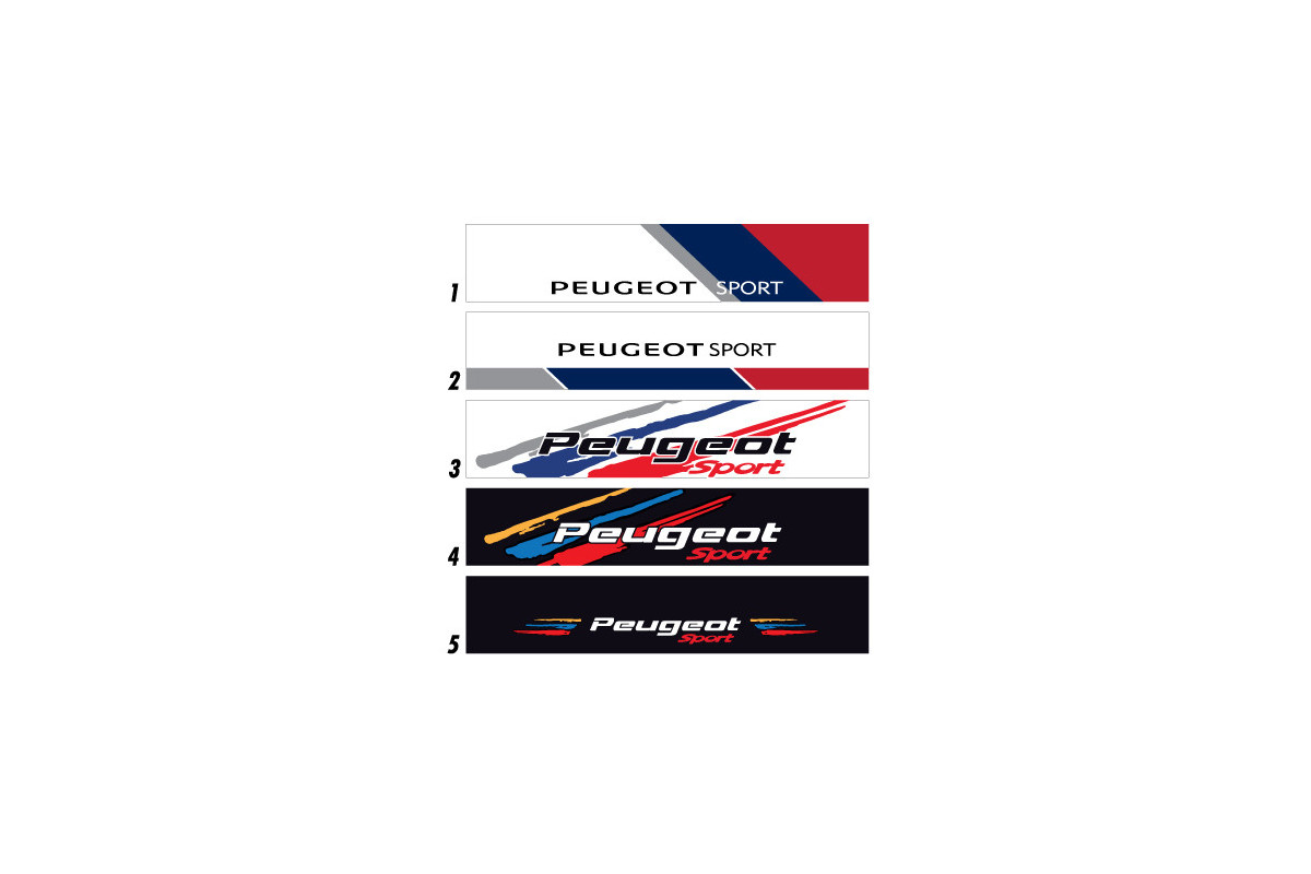 Bandeau de pare-brise Peugeot Sport - Stick Line