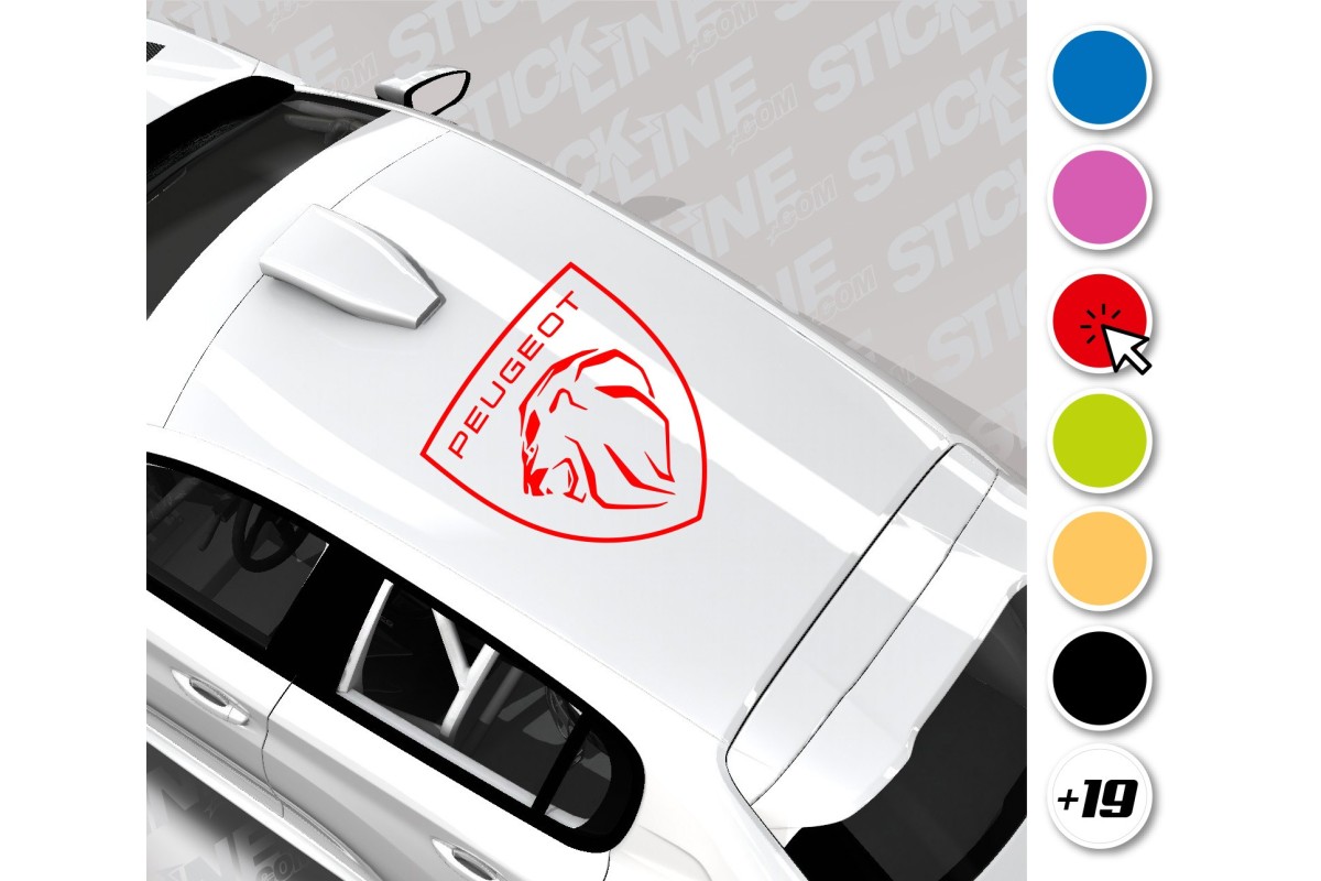 Sticker Toit Peugeot Sport 67x74cm – Stickline Adhésifs