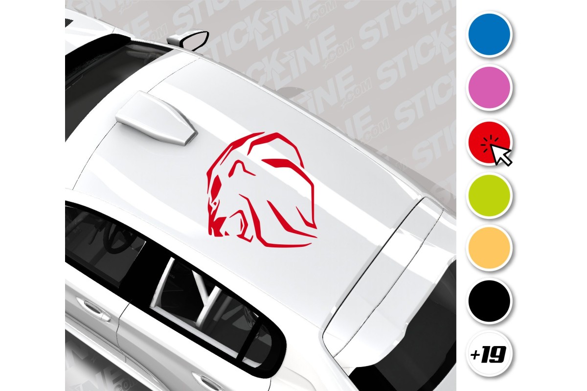 Sticker Toit Peugeot Sport 76x80cm – Stickline Adhésifs