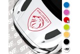 Sticker Toit Peugeot Sport 52x57cm Noir – Stickline Adhésifs