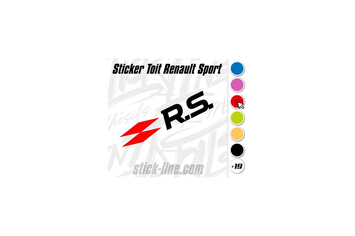 Sticker Toit Peugeot Sport 23x120cm | Stickline Adhésifs