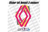 Sticker Toit Renault 3 couleurs 62x85cm – Stickline Adhésifs
