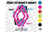 Sticker Toit Renault 3 couleurs 62x85cm – Stickline Adhésifs