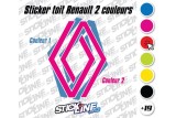 Sticker Toit Renault 2 couleurs 62x85cm – Stickline Adhésifs