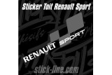 Sticker Toit Renault Sport  2 - 37x120cm | Stickline Adhésifs