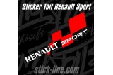 Sticker Toit Renault Sport  2 - 37x120cm | Stickline Adhésifs