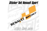Sticker Toit Renault Sport  2 - 37x120cm | Stickline Adhésifs
