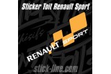 Sticker Toit Renault Sport  2 - 37x120cm | Stickline Adhésifs