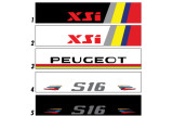 Bandeau de pare-brise Peugeot XSI / S16 - Stick Line